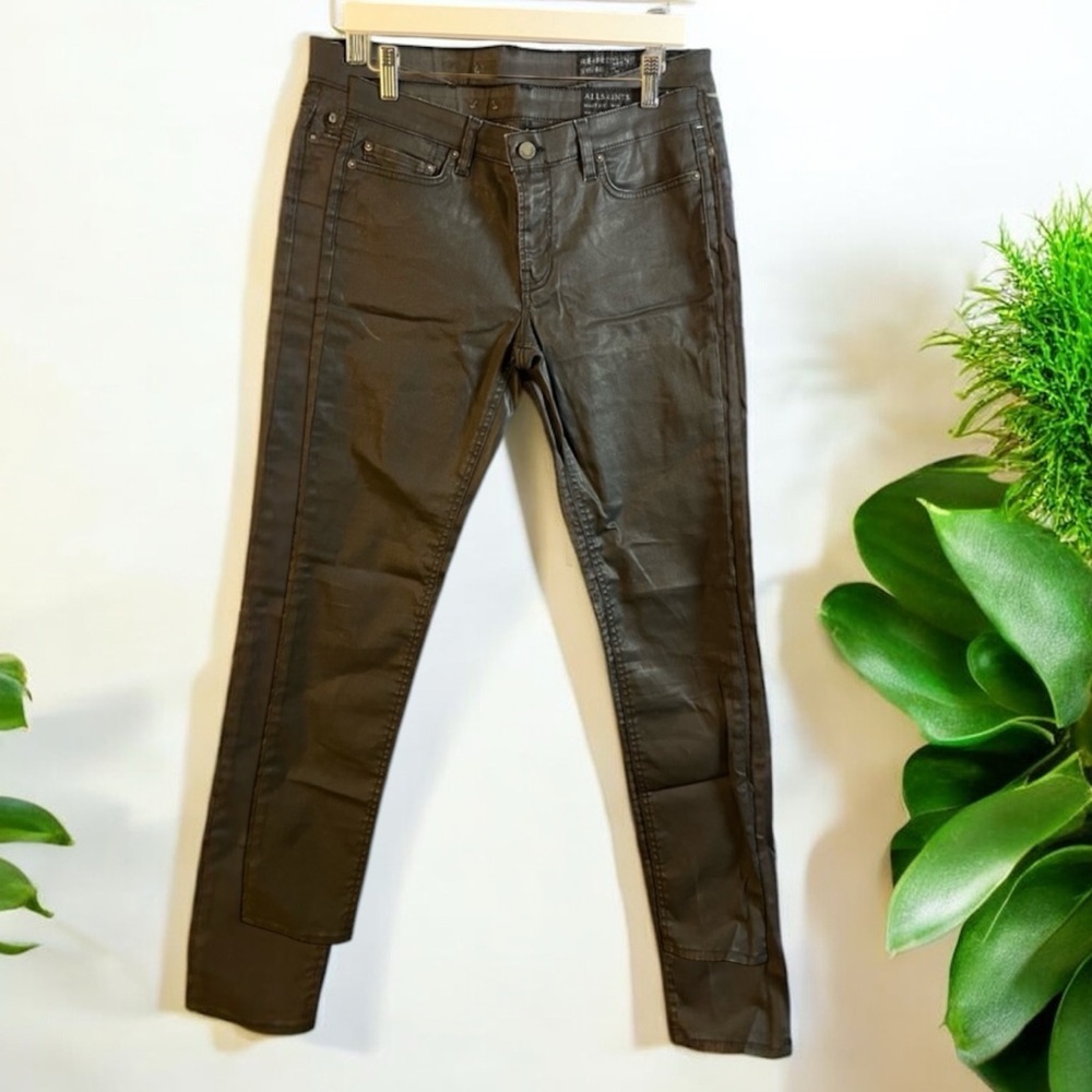 All Sainta Black Pants Distressed Look 
Sz 29